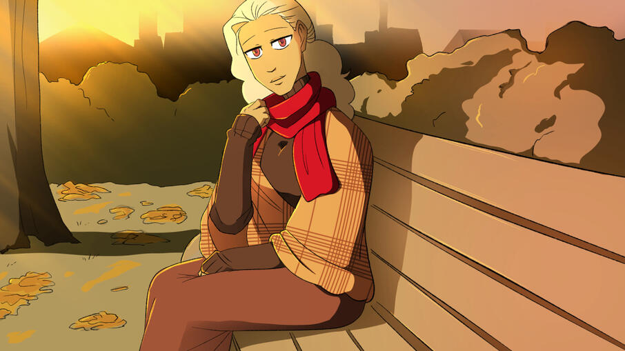 Anastasia in the park